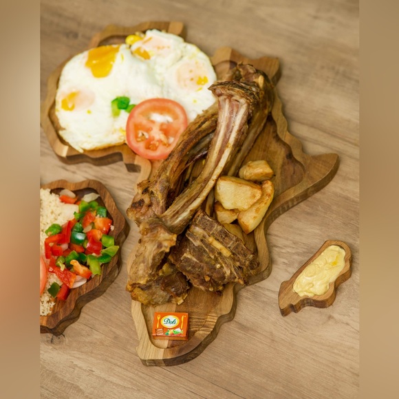 Wood plat set - Picture 2 of 5